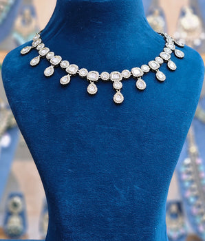 Moissantie Kundan Necklace Set